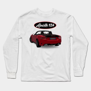 ABARTH 124 Rosso Back Long Sleeve T-Shirt